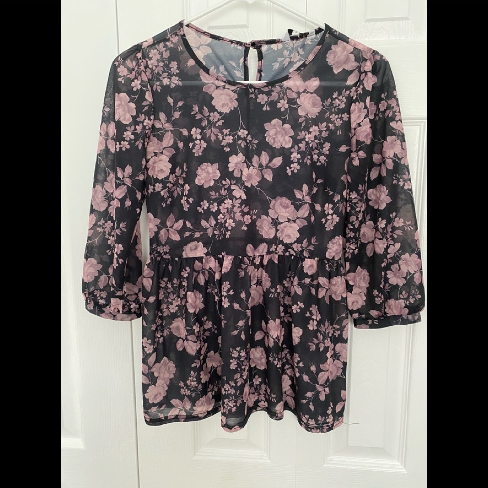 Very light sheer top